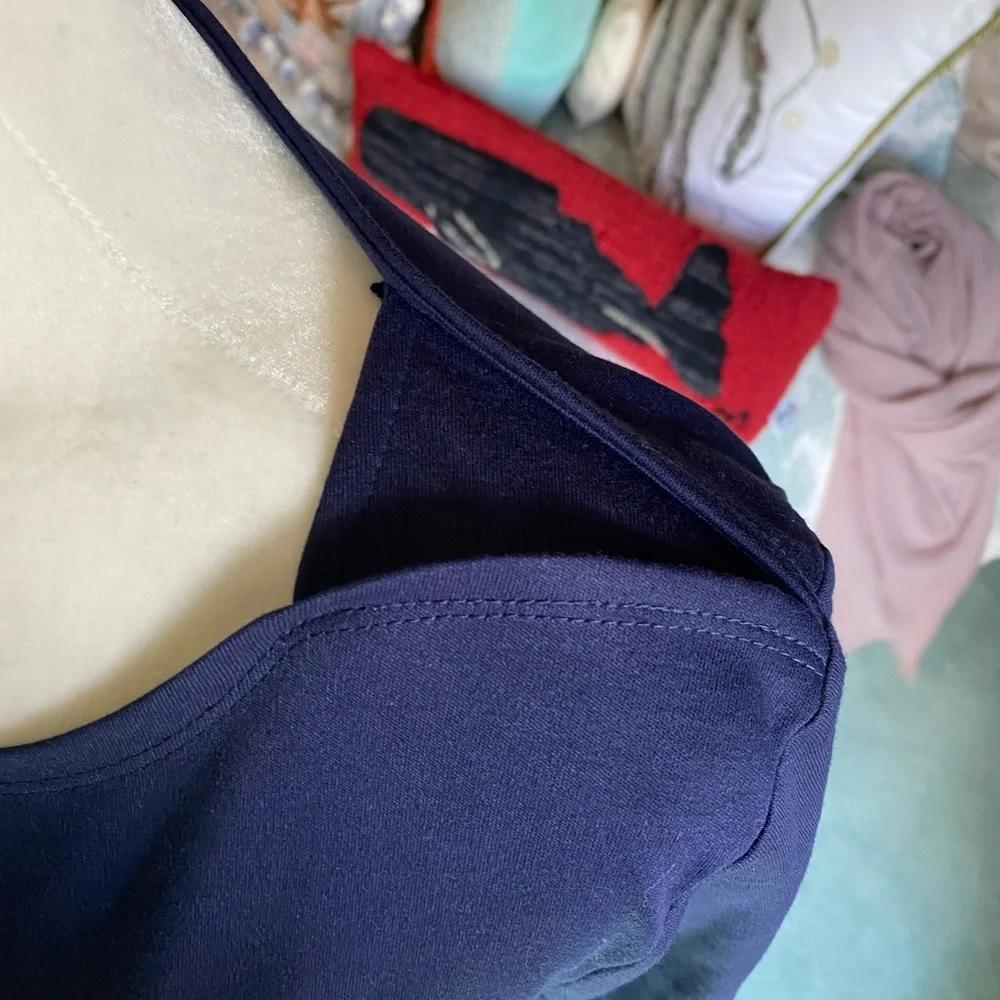 NWT Cathy Daniels Sequin Anchor Boatneck Tee, Petite - Picture 3 of 11